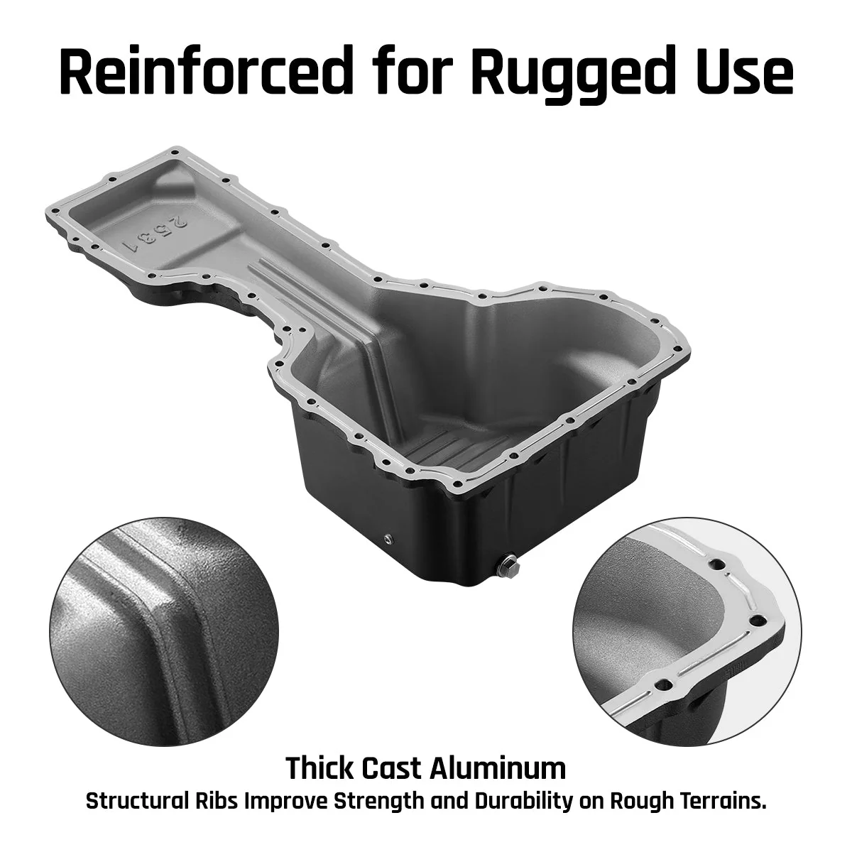 Oil Pan for 2017-2025 L5P Chevrolet/GMC 2500HD 3500HD 6.6L Duramax | SPELAB - Image 6