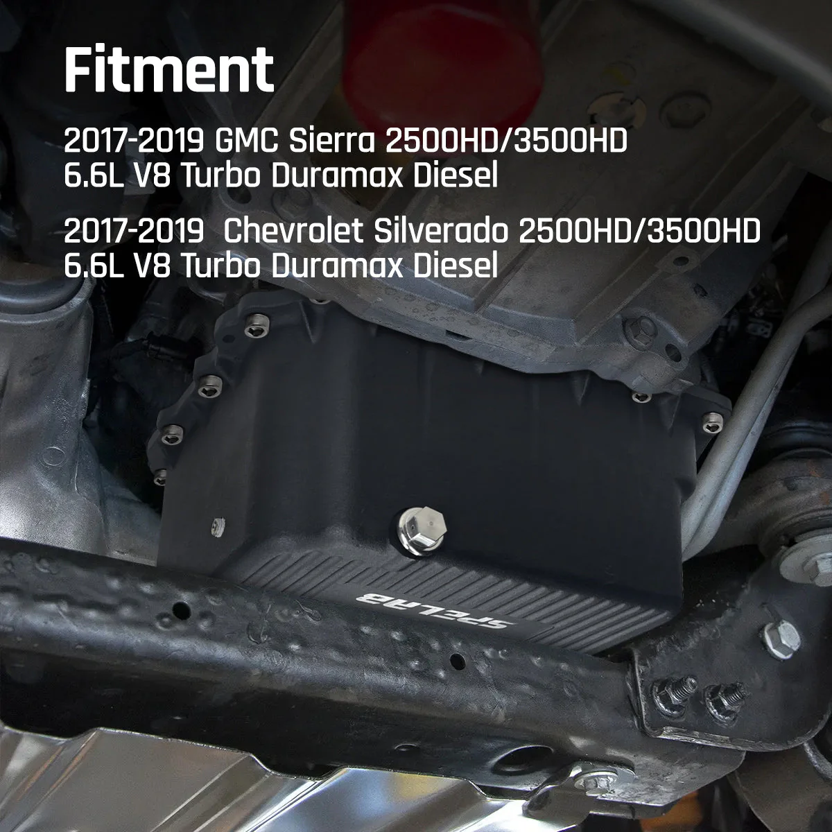 Oil Pan for 2017-2025 L5P Chevrolet/GMC 2500HD 3500HD 6.6L Duramax | SPELAB - Image 7
