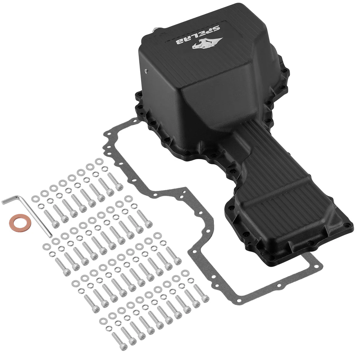 Oil Pan for 2017-2025 L5P Chevrolet/GMC 2500HD 3500HD 6.6L Duramax | SPELAB - Image 8