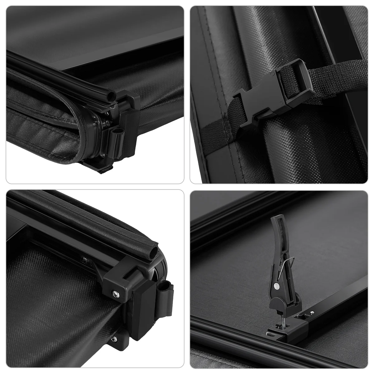 Soft Tri-fold Tonneau Cover 6.75 ft for 2017-2025 Ford F250 F350 Super Duty | SPELAB - Image 9