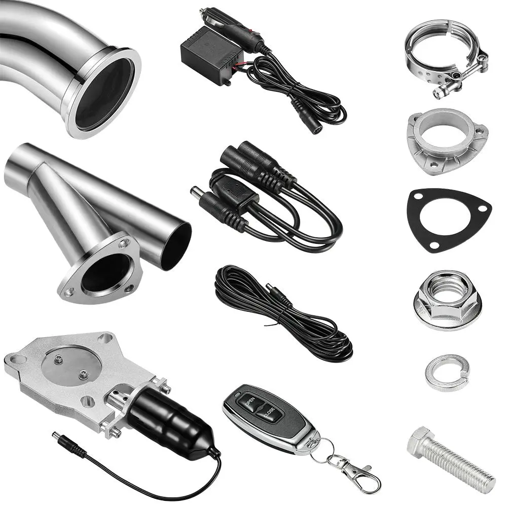 SPELAB 2.25 Inch Remote Dual Electric Exhaust Cutout - Image 3
