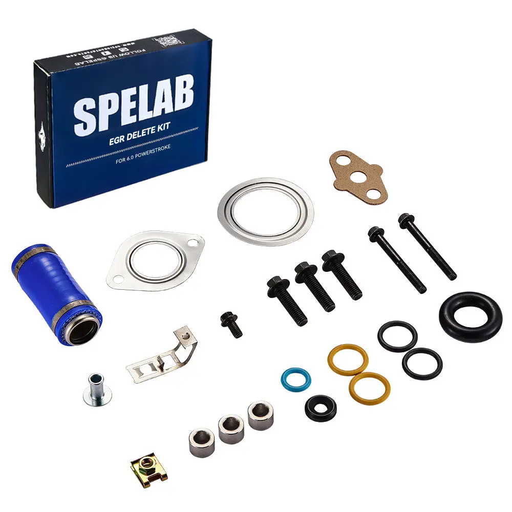 SPELAB 2003-2007 Ford 6.0L Powerstroke EGR Delete Kit - Image 3