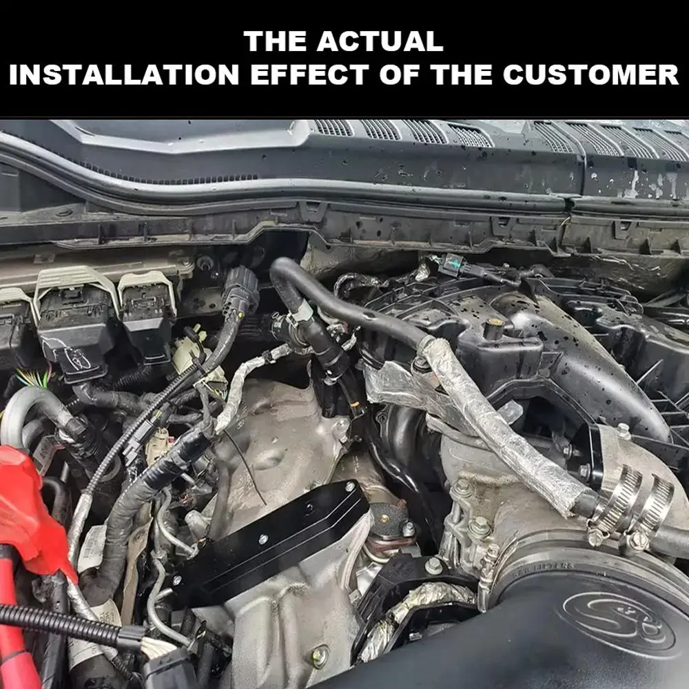 SPELAB 2011-2025 Ford 6.7L Powerstroke Diesel EGR Delete Kit w/Coolant Bypass Black - Image 14