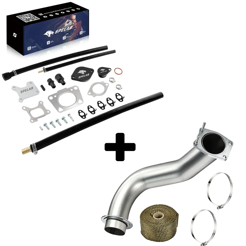 SPELAB 2017-2025 6.6L Duramax L5P EGR Valve Cooler Delete Kit - Image 11