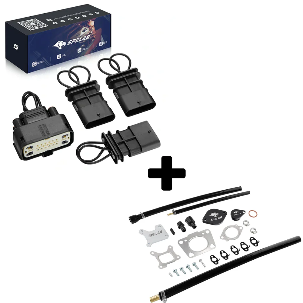 SPELAB 2017-2025 6.6L Duramax L5P EGR Valve Cooler Delete Kit - Image 14