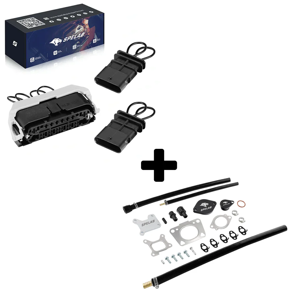 SPELAB 2017-2025 6.6L Duramax L5P EGR Valve Cooler Delete Kit - Image 15