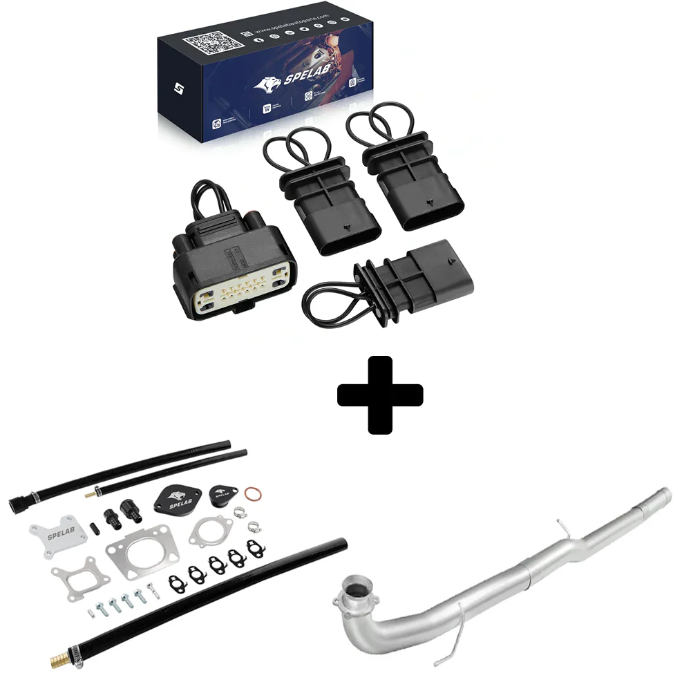 SPELAB 2017-2025 6.6L Duramax L5P EGR Valve Cooler Delete Kit - Image 19