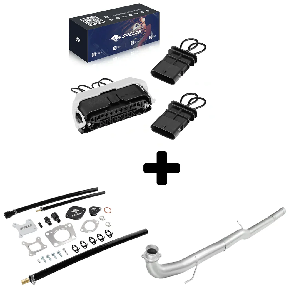 SPELAB 2017-2025 6.6L Duramax L5P EGR Valve Cooler Delete Kit - Image 20