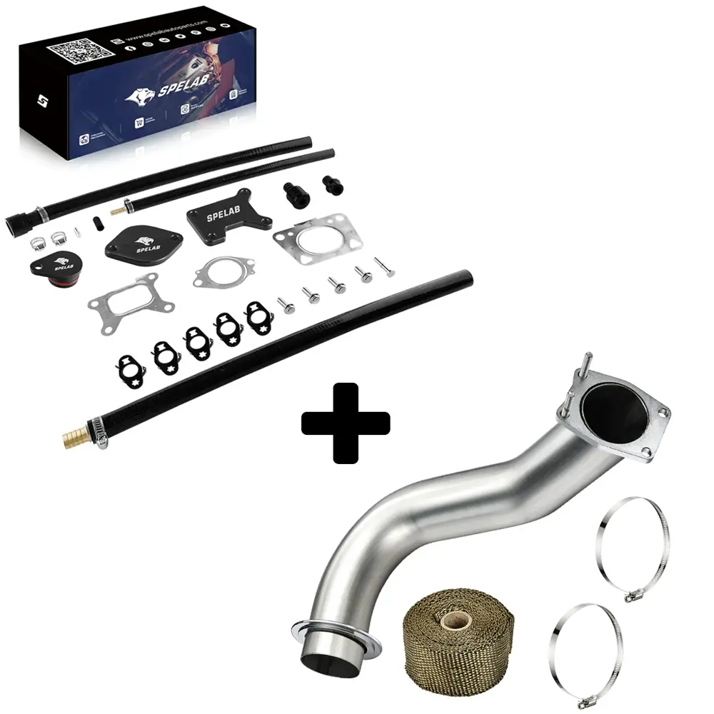 SPELAB 2017-2025 6.6L Duramax L5P EGR Valve Cooler Delete Kit - Image 3