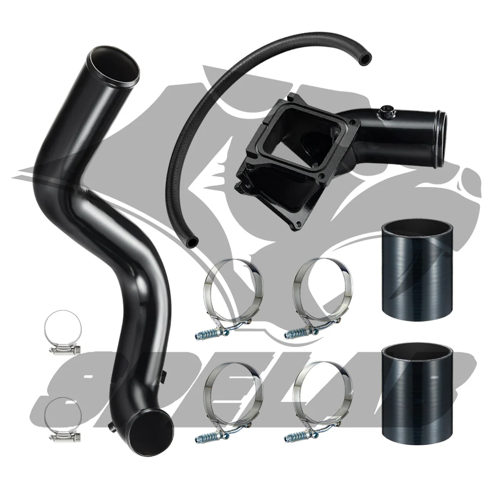3 Inch Y-Bridge Cold Side Intercooler Pipe for 2006-2010 6.6 Duramax LBZ LMM | SPELAB - Image 4