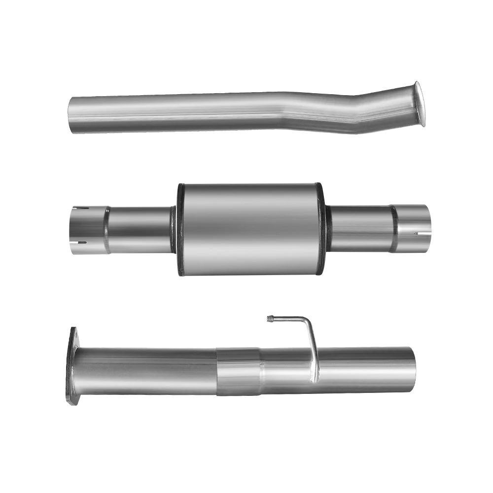 4‘’ 2011-2023 Ford 6.7 Powerstroke DPF Delete Race Pipe w/Muffler | SPELAB - Image 3