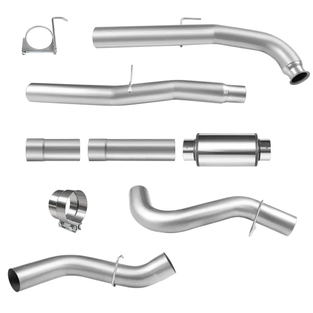 SPELAB 4"/5" Downpipe-Back 2011-2015 LML 6.6 Duramax DPF Delete Race Pipe（Free Exhaust Tips） - Image 6