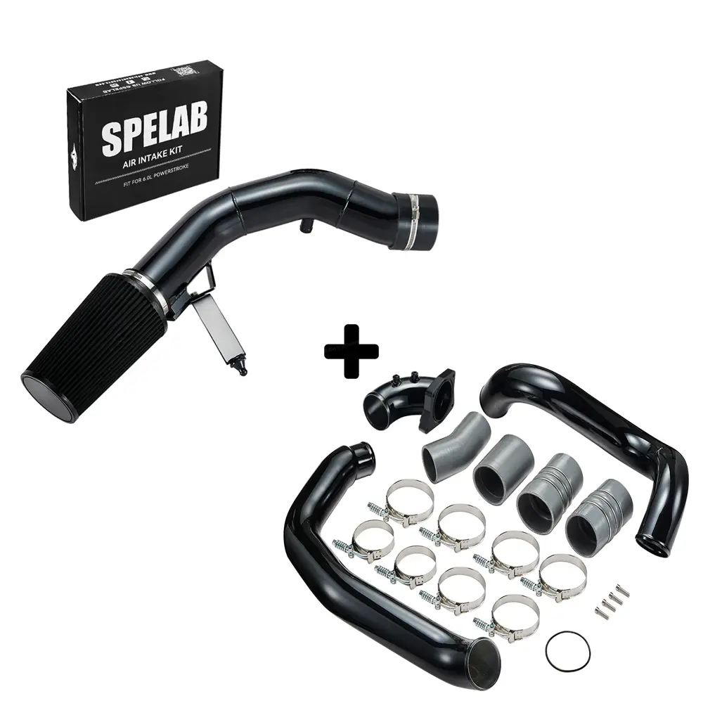 SPELAB 4‘’ Cold Air Intake Kit For 2003-2007 Ford 6.0 Powerstroke Diesel F250 F350 F450 F550 - Image 13