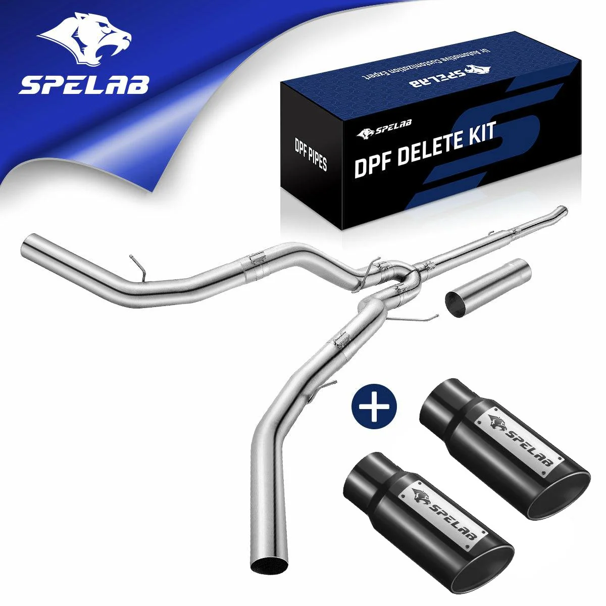 4"/5" Downpipe-Back 2011-2024 Ford 6.7 Powerstroke F250 F350 F450| SPELAB - Image 11