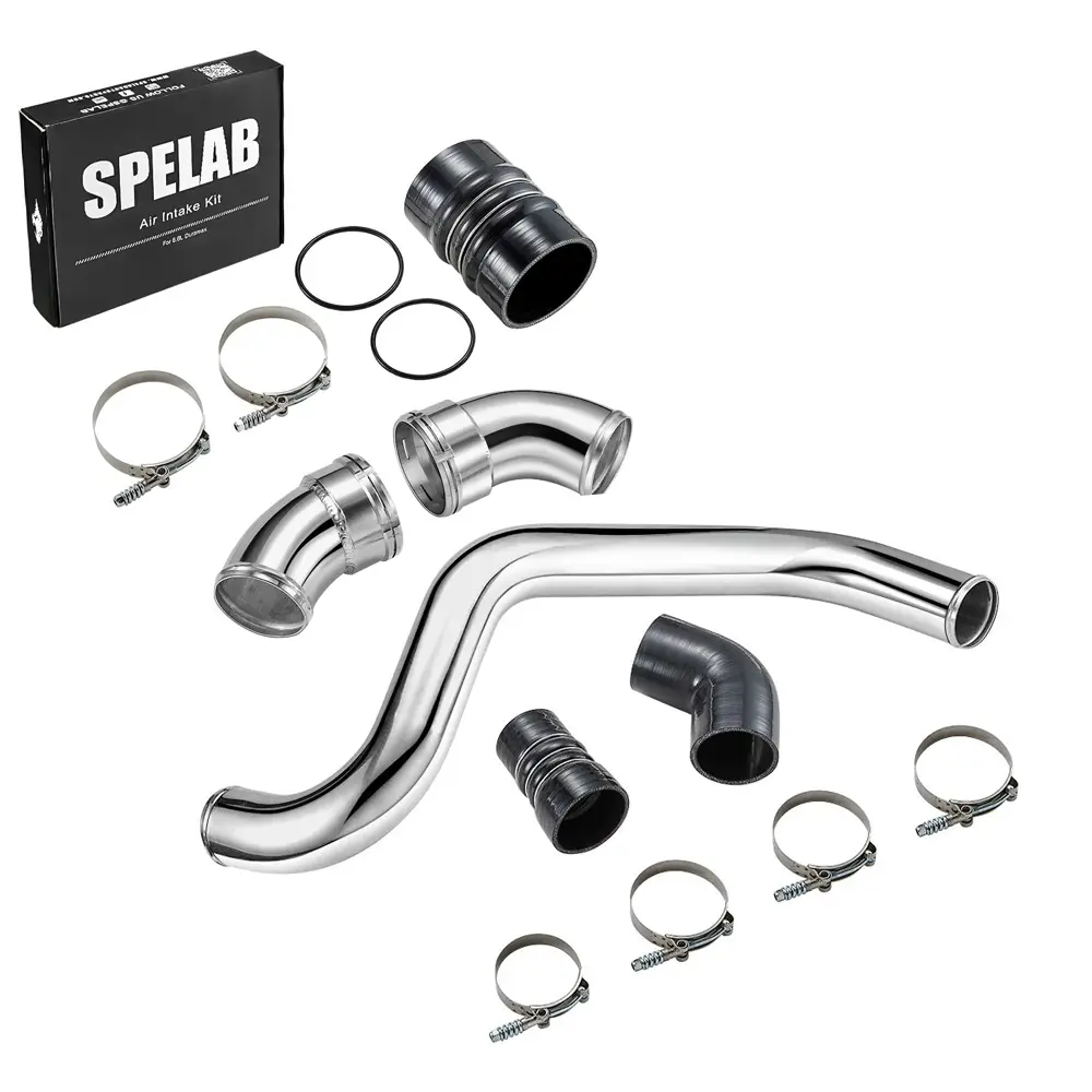 SPELAB Cold Side Intercooler Pipe Kit For 2006-2010 6.6 LBZ LMM Duramax Diesel - Image 7