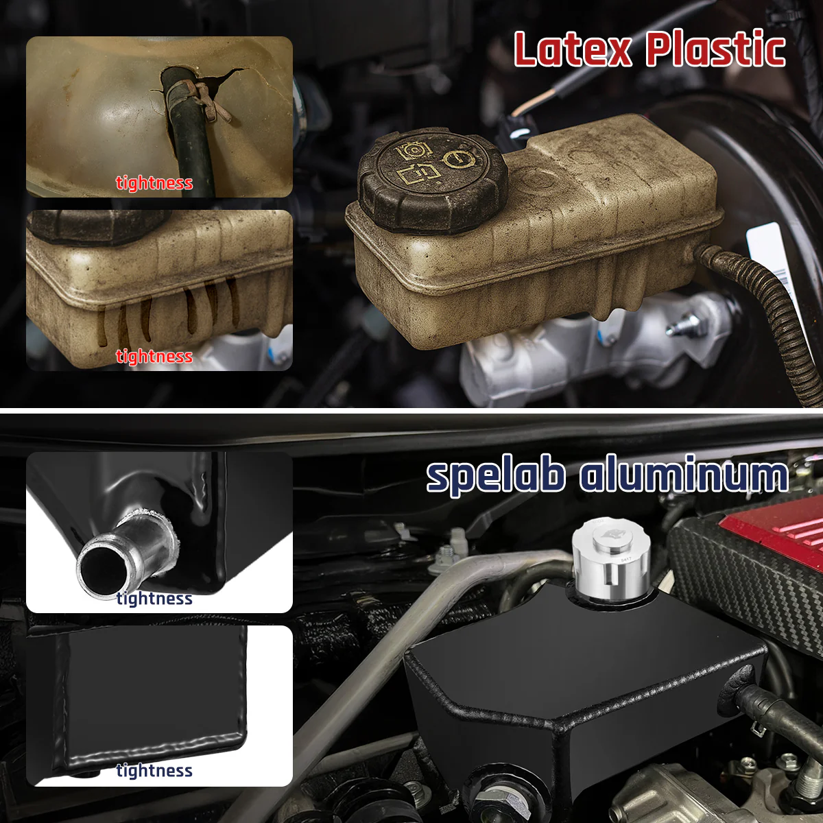 Coolant Reservoir for 2017-2021 Honda Civic Type R Coolant Overflow Tank | SPELAB - Image 4