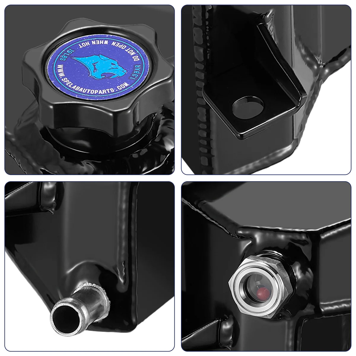 Coolant Reservoir for 2017-2021 Honda Civic Type R Coolant Overflow Tank | SPELAB - Image 8