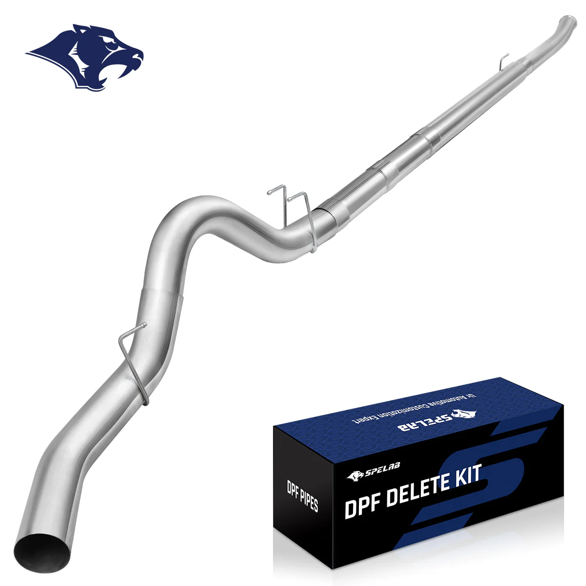 4‘’/5‘’ DPF Delete Race Pipe Exhaust for 2011-2024 Ford 6.7 Powerstroke F250 F350 F450 - Image 11