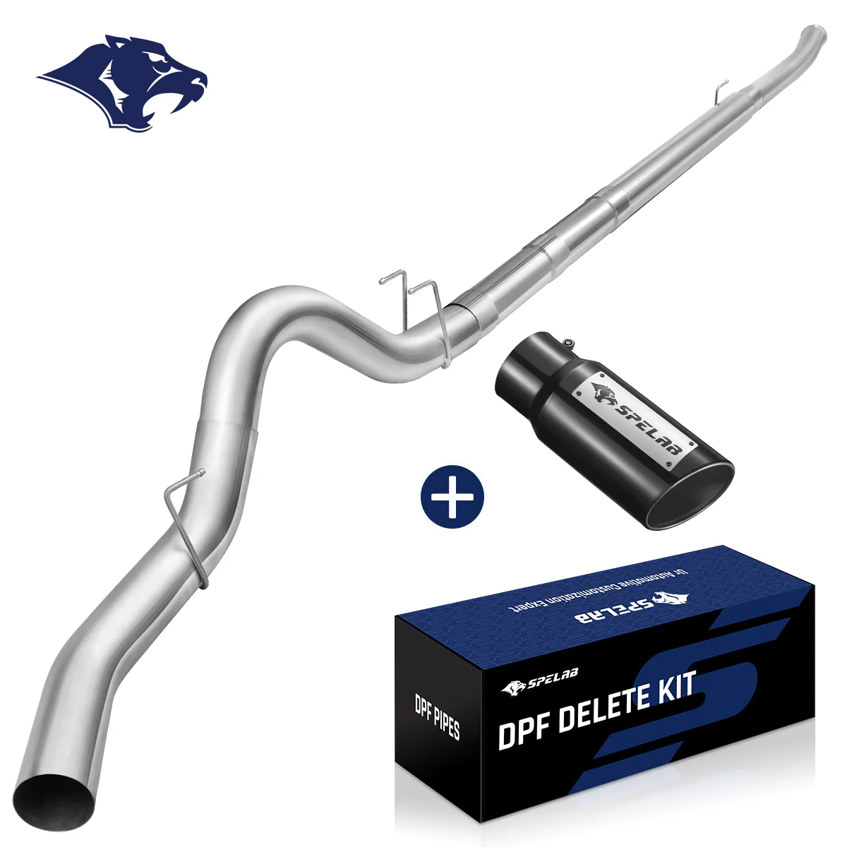 4‘’/5‘’ DPF Delete Race Pipe Exhaust for 2011-2024 Ford 6.7 Powerstroke F250 F350 F450 - Image 12