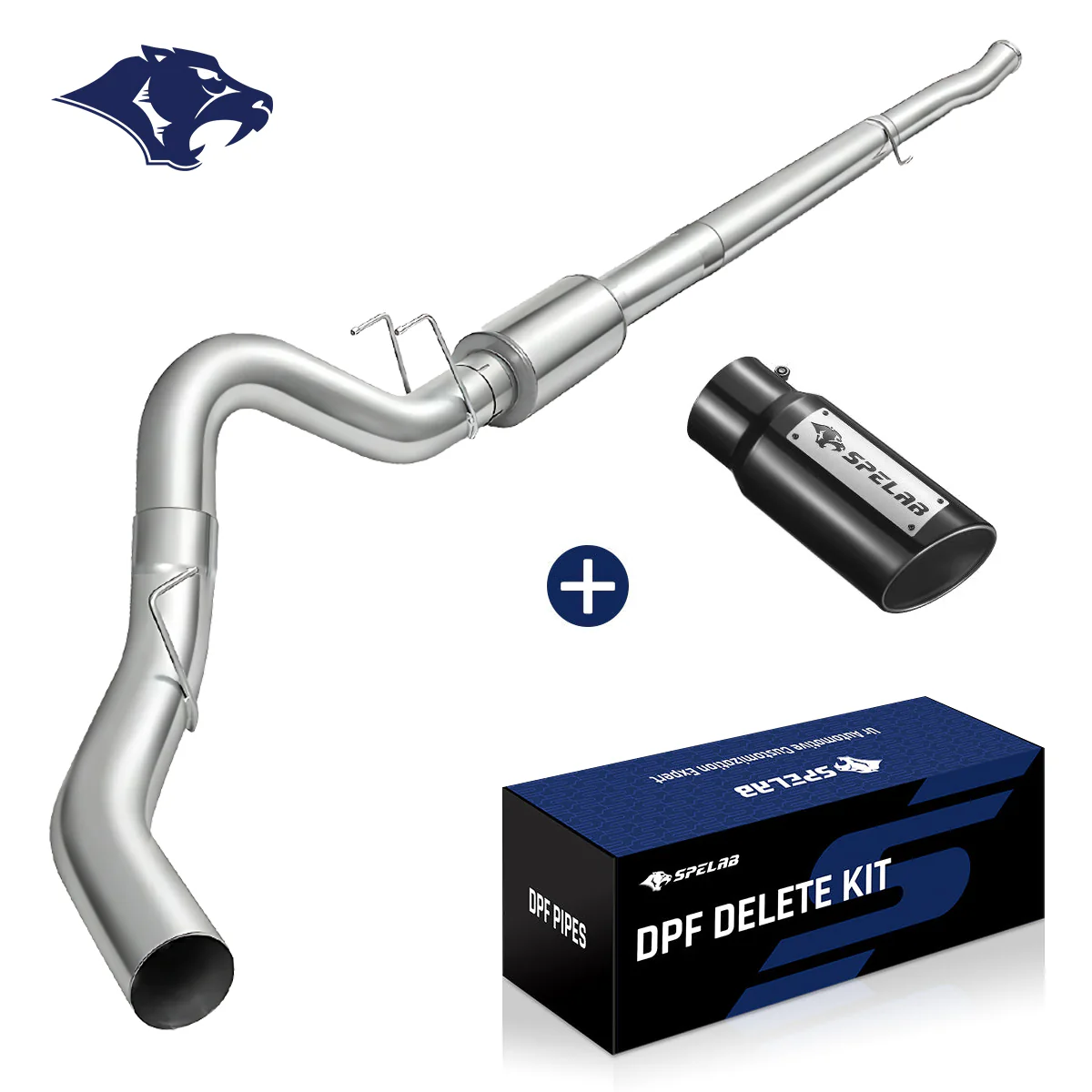 4‘’/5‘’ DPF Delete Race Pipe Exhaust for 2011-2024 Ford 6.7 Powerstroke F250 F350 F450 - Image 14
