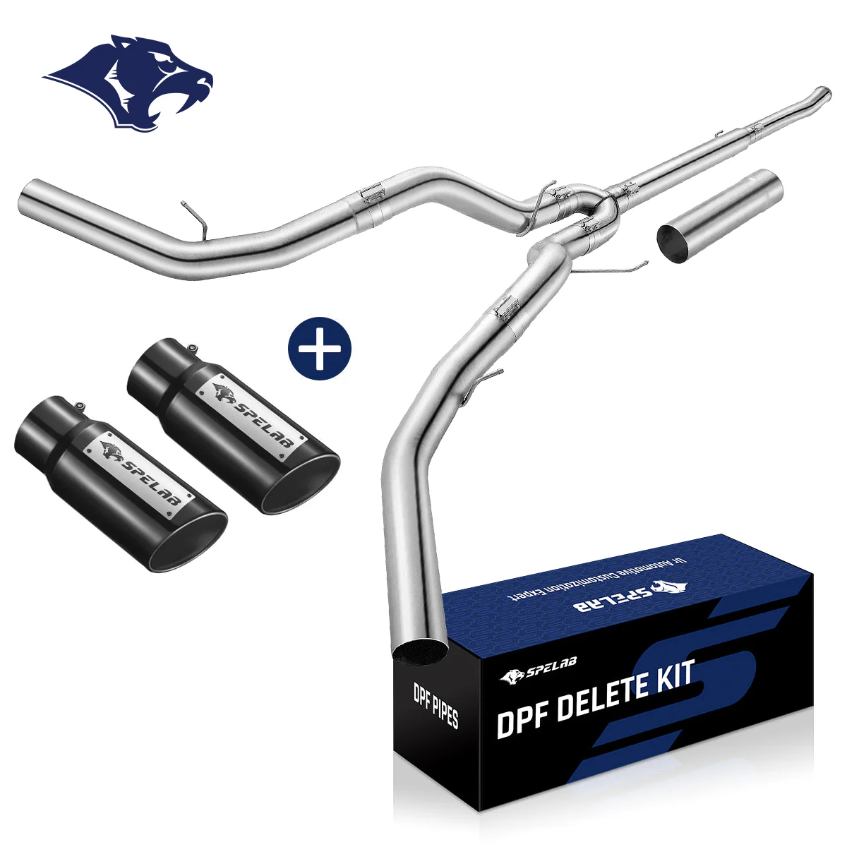 4‘’/5‘’ DPF Delete Race Pipe Exhaust for 2011-2024 Ford 6.7 Powerstroke F250 F350 F450 - Image 17