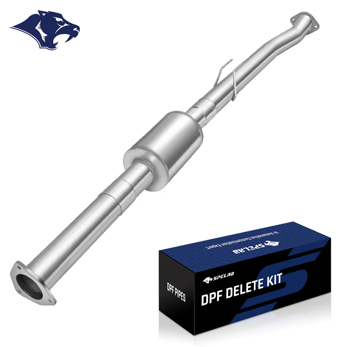 4‘’/5‘’ DPF Delete Race Pipe Exhaust for 2011-2024 Ford 6.7 Powerstroke F250 F350 F450 - Image 9