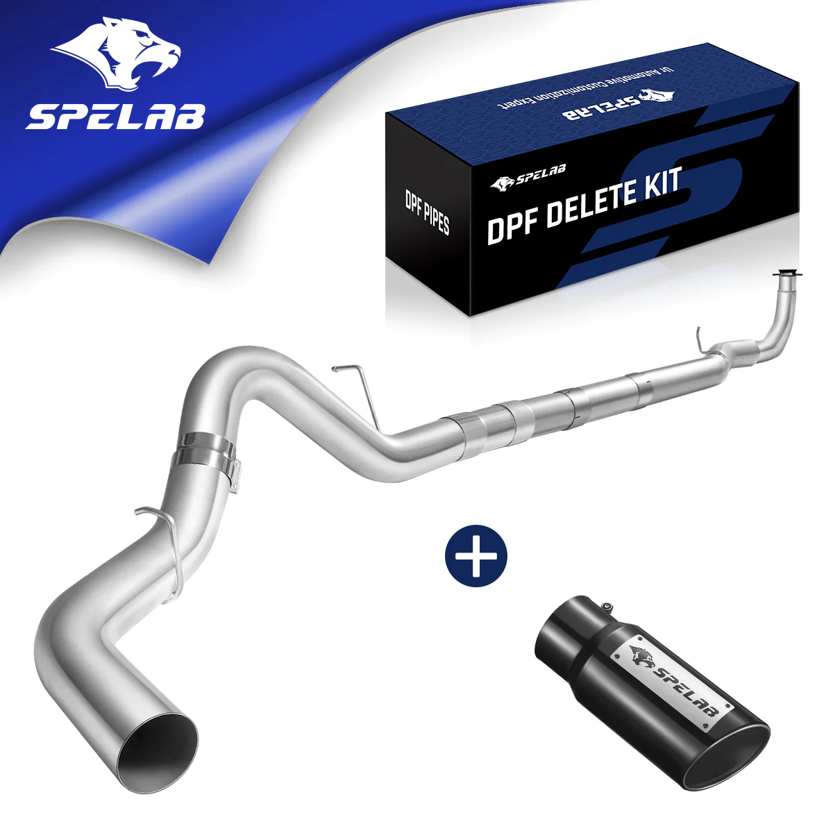 4"/5" 2017-2025 L5P 6.6 Duramax DPF Delete Race Pipe Chevy GMC 2500HD 3500HD | SPELAB - Image 29