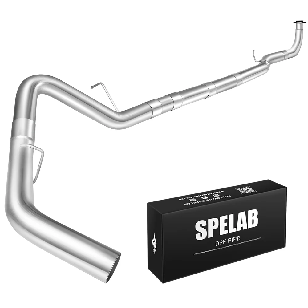 4"/5" 2017-2025 L5P 6.6 Duramax DPF Delete Race Pipe Chevy GMC 2500HD 3500HD | SPELAB - Image 3