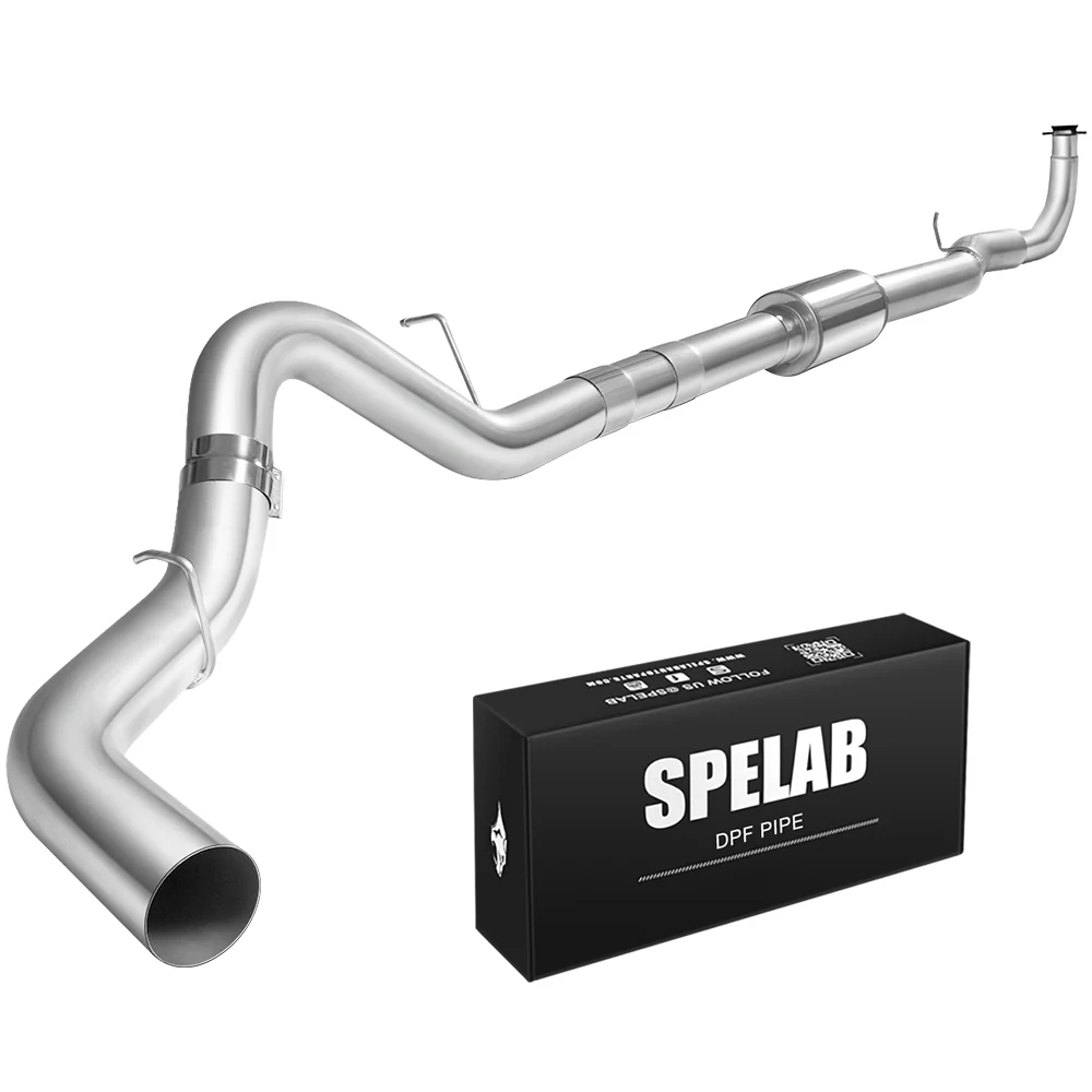 4"/5" 2017-2025 L5P 6.6 Duramax DPF Delete Race Pipe Chevy GMC 2500HD 3500HD | SPELAB - Image 7