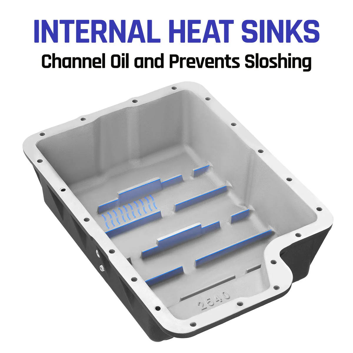 5R110 Transmission Pan for 2003-2010 Ford F250 F350 F450 6.0L / 6.4L Powerstroke Super Duty | SPELAB - Image 3