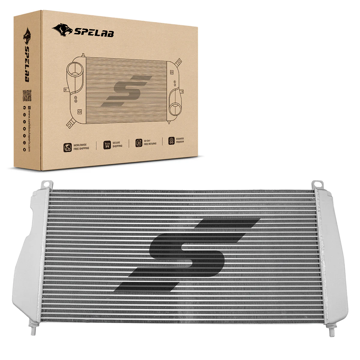 Upgrade All-Aluminum Tube-Fin Intercooler for 2001-2005 LLY LB7 Chevrolet/GMC Sierra 2500HD 3500HD 6.6L Duramax | SPELAB - Image 5