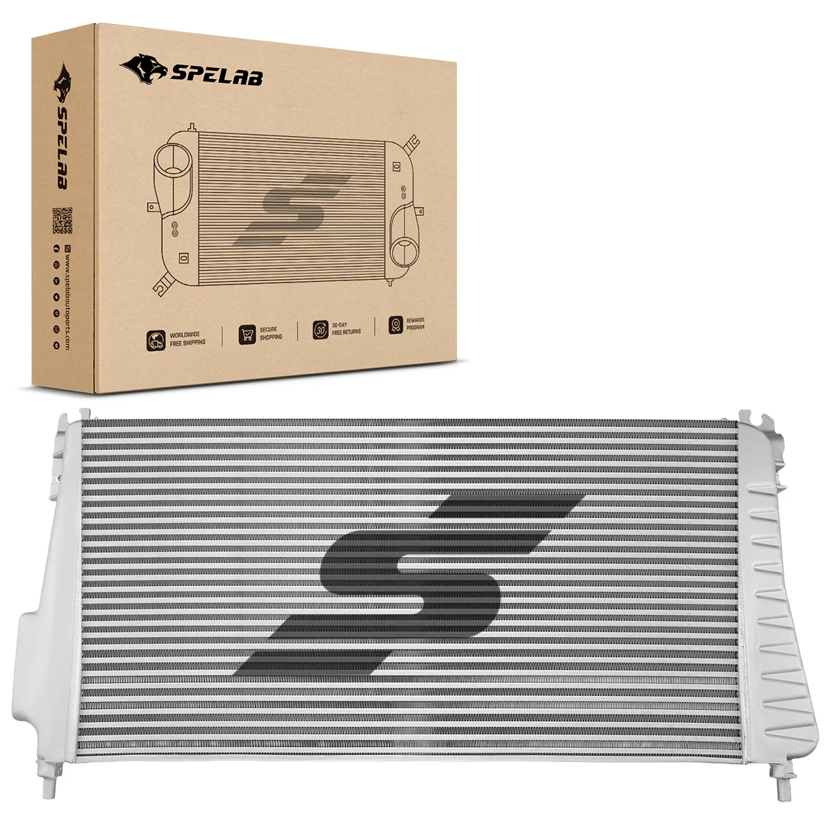 Upgrade All-Aluminum Tube-Fin Intercooler for 2006–2010 LMM Chevrolet/GMC Sierra 2500HD 3500HD 6.6L Duramax   | SPELAB - Image 5