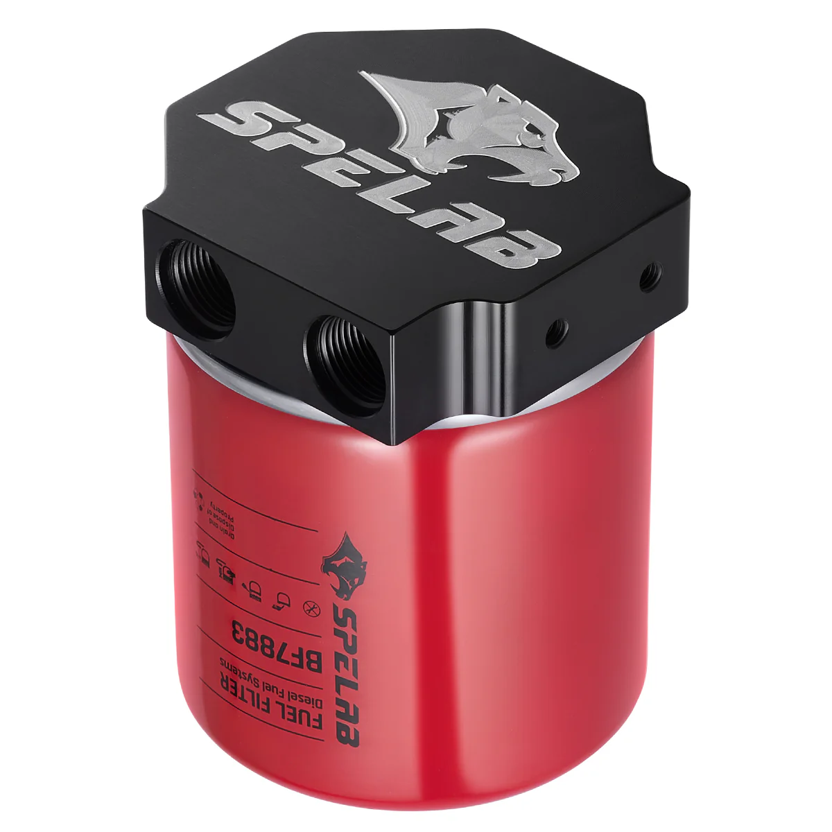 Upper Fuel Filter Relocation Kit for 2011-2016 Ford F250 F350 F450 F550 6.7L Powerstroke | SPELAB - Image 3